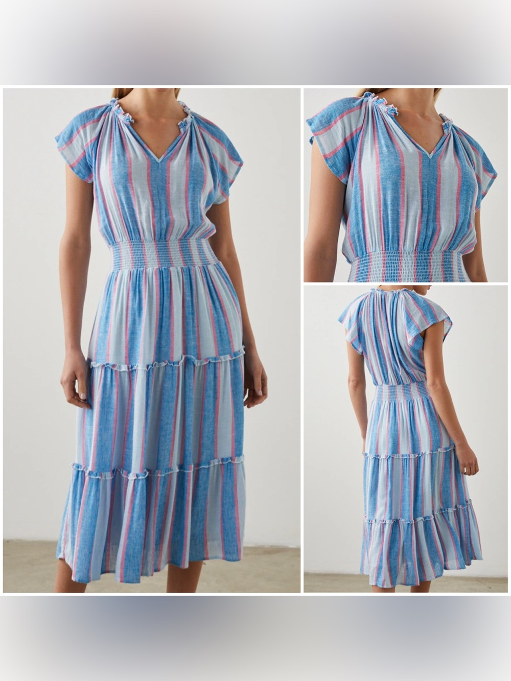 Amellia Dress - Kona Stripe